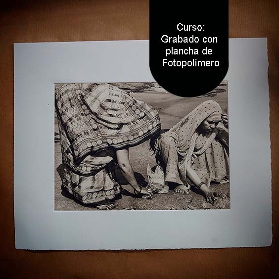 Curso de Grabado con plancha de Fotopolímero