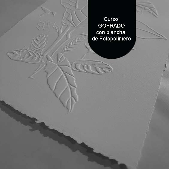 Curso de Gofrado con plancha de Fotopolímero