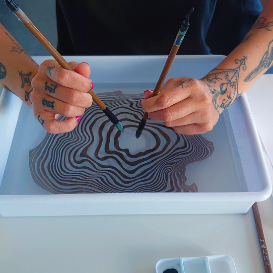 Curso: El Arte japonés del Suminagashi - Imagen 18