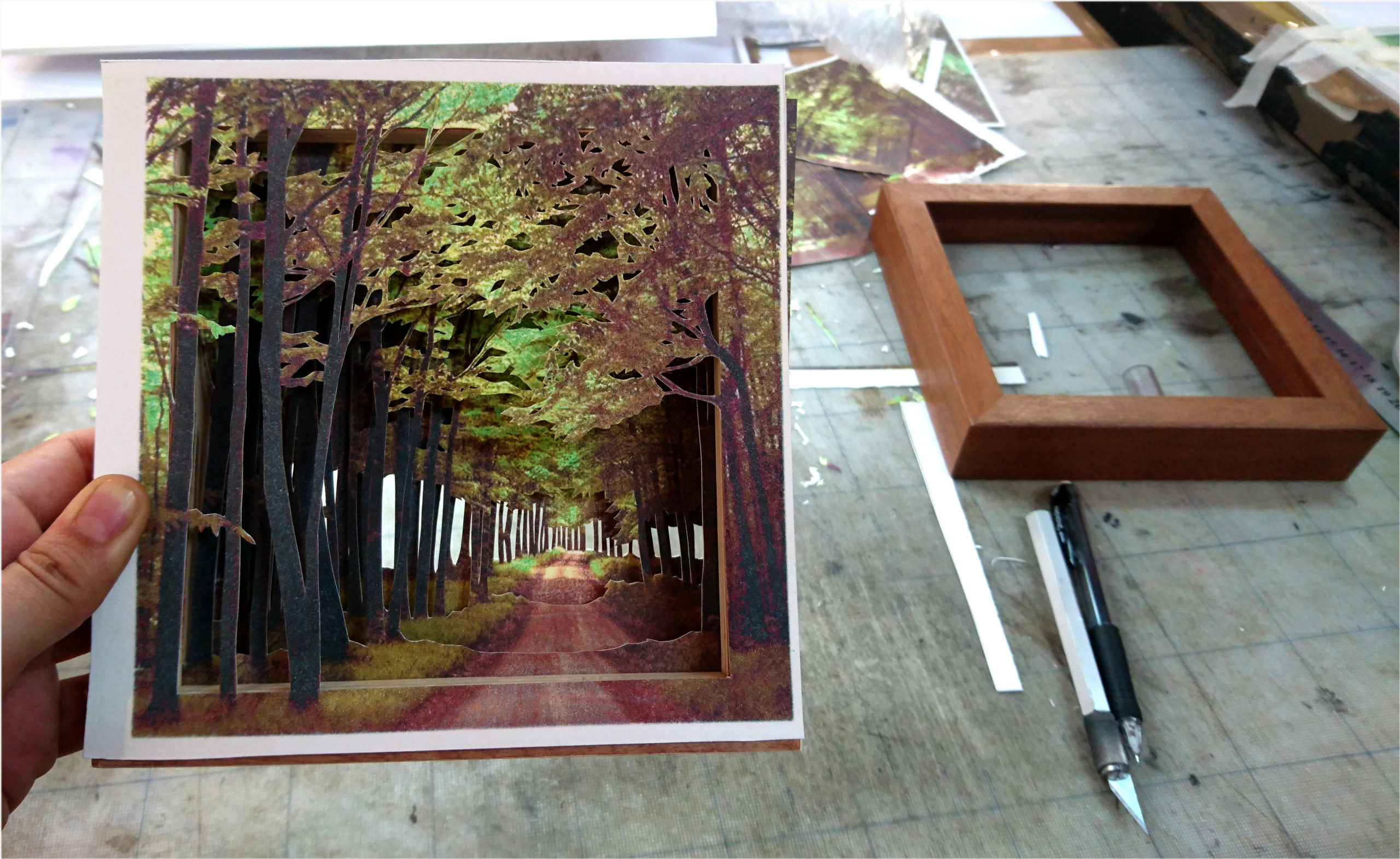 Grabado Tridimensional "Dentro del Bosque 10" - Imagen 4