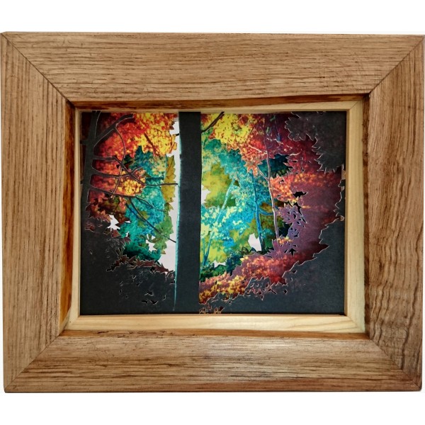 Grabado Tridimensional "Dentro del Bosque 8"