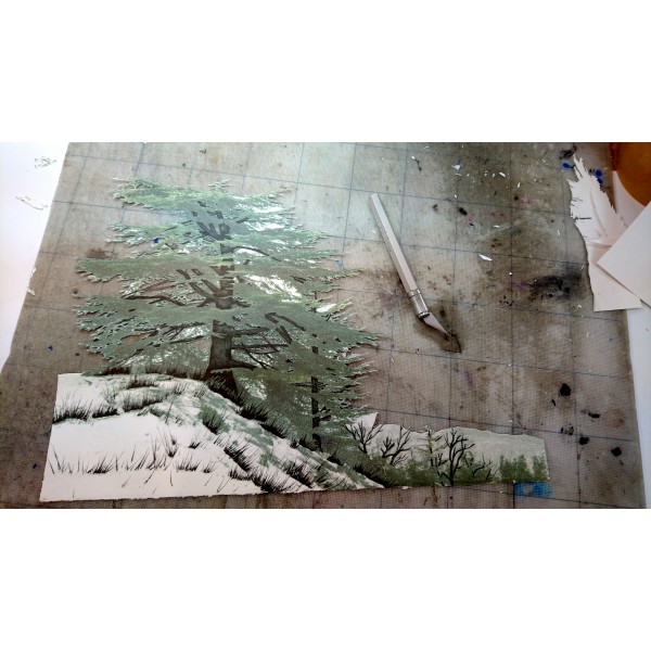 Grabado Tridimensional "Dentro del Bosque 5" - Imagen 2