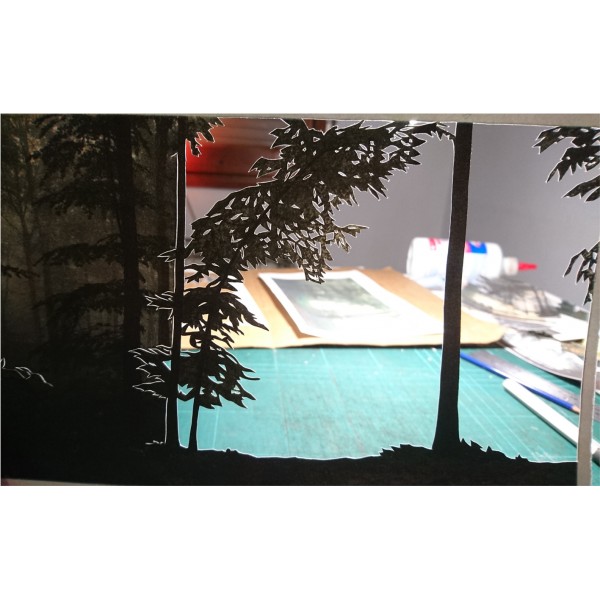 Grabado Tridimensional "Dentro del Bosque 4" - Imagen 2