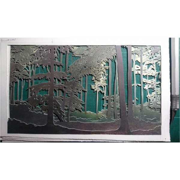 Grabado Tridimensional "Dentro del Bosque 4" - Imagen 5