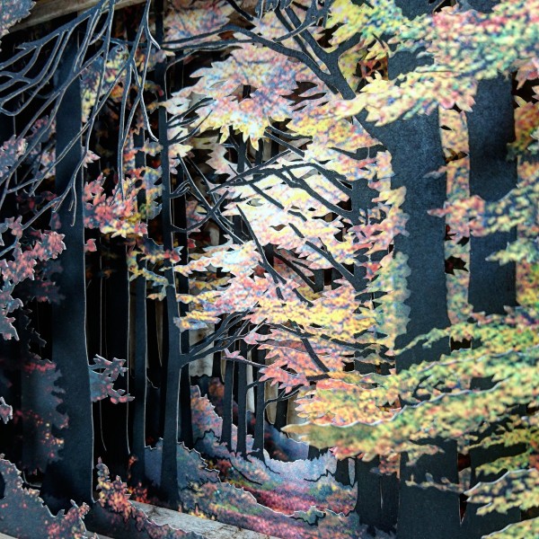 Grabado Tridimensional "Storm in the deep woods" - Imagen 10