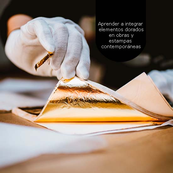 Curso: Aplicación de Pan de Oro en la Estampa Contemporánea - Imagen 3